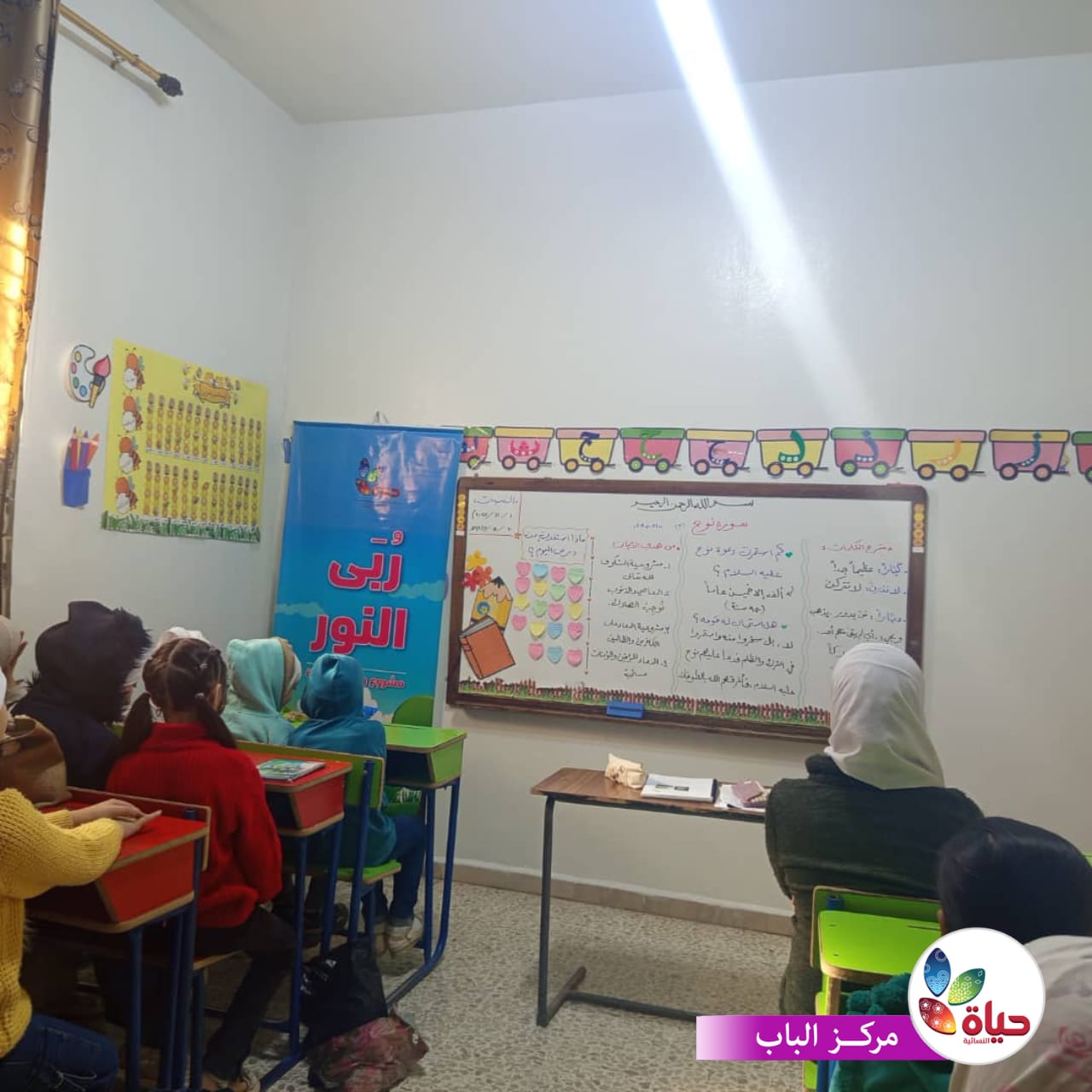 أنشطة تفاعلية متميزة لأطفالنا في مشروع واحة السعادة